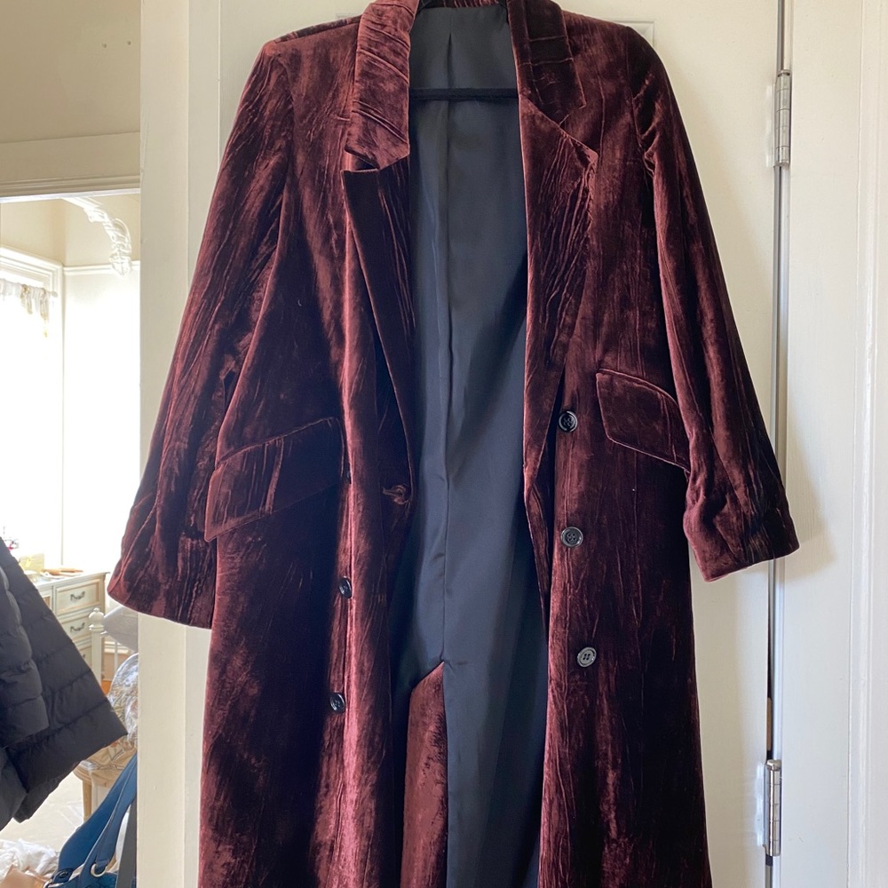 The Kooples Velvet Coat